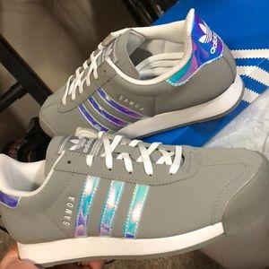 Grey Iridescent Adidas Samoa